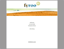 Tablet Screenshot of fyroo.com
